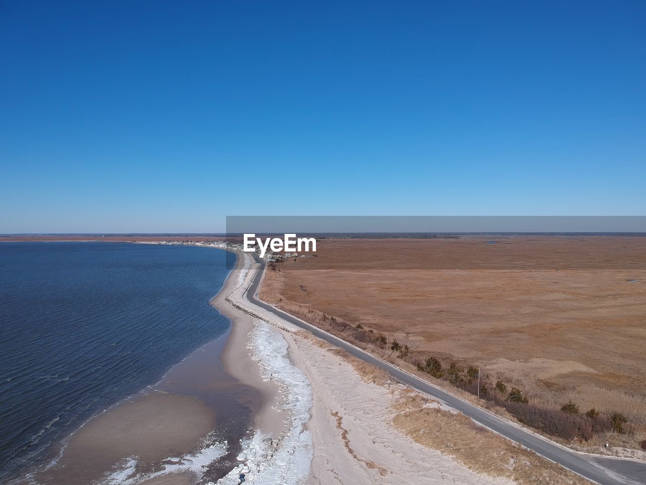 SCENIC VIEW OF LANDSCAPE AGAINST CLEAR BLUE SKY