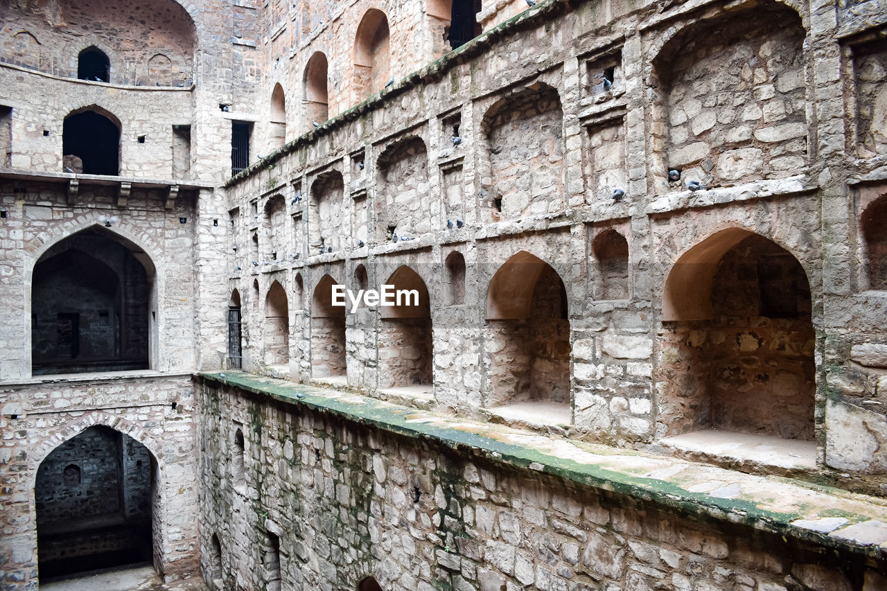 Agrasen ki baoli step well situated in the middle of connaught placed delhi india, old archaeology