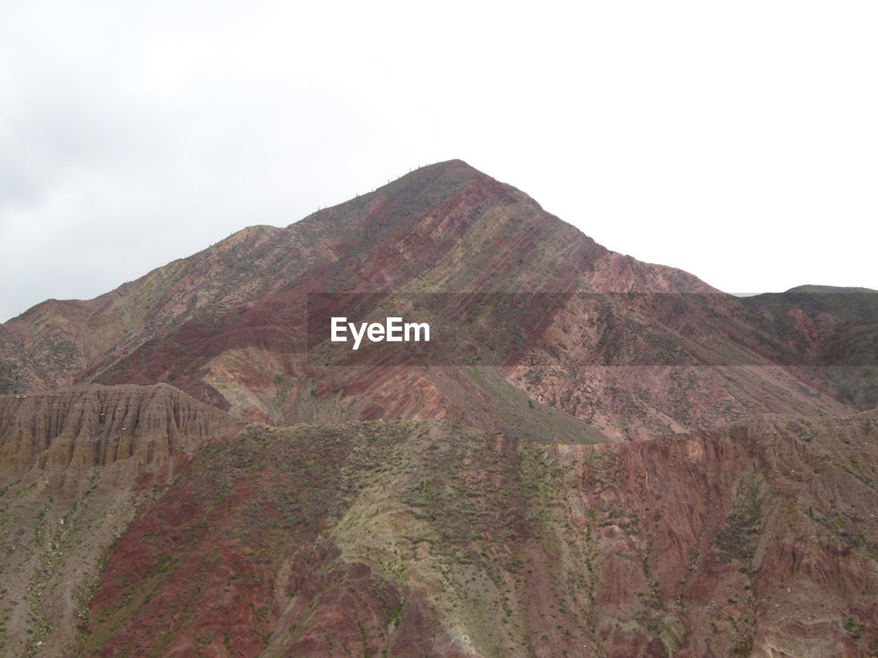 View of mountain range against the sky