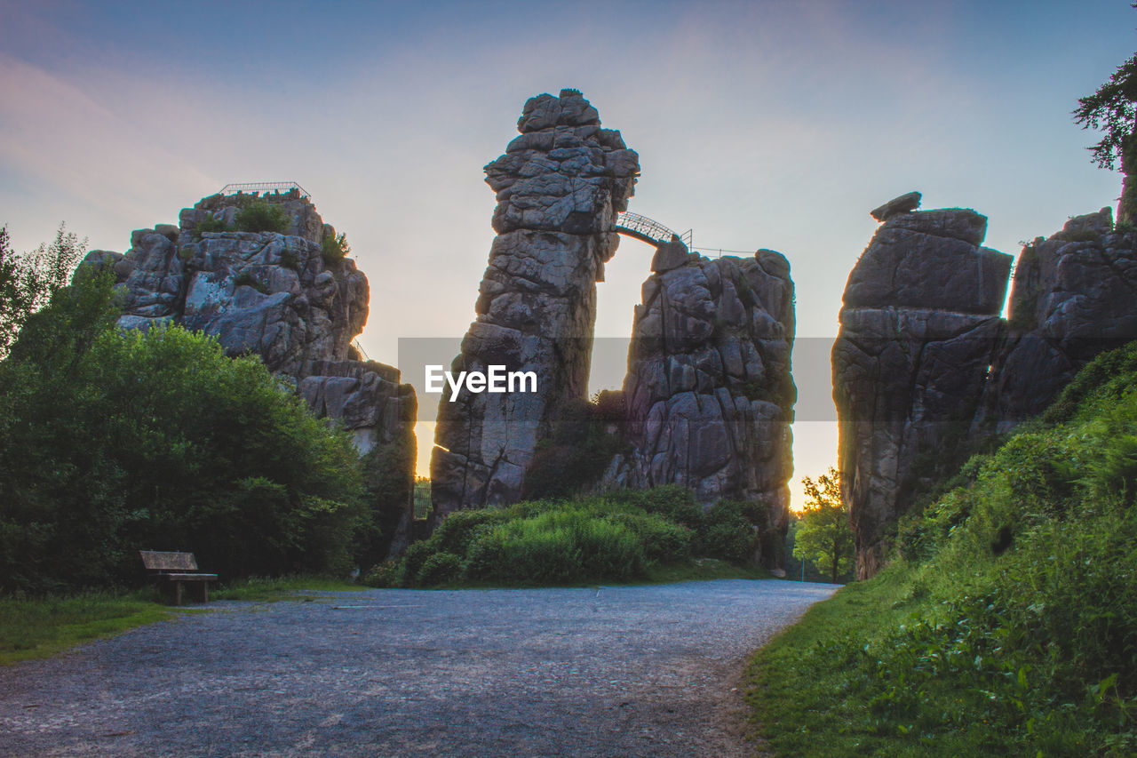 ROCK FORMATIONS IN A TEMPLE