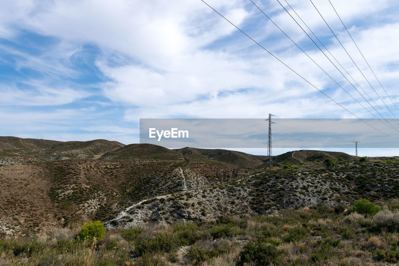 SCENIC VIEW OF LAND AND SKY