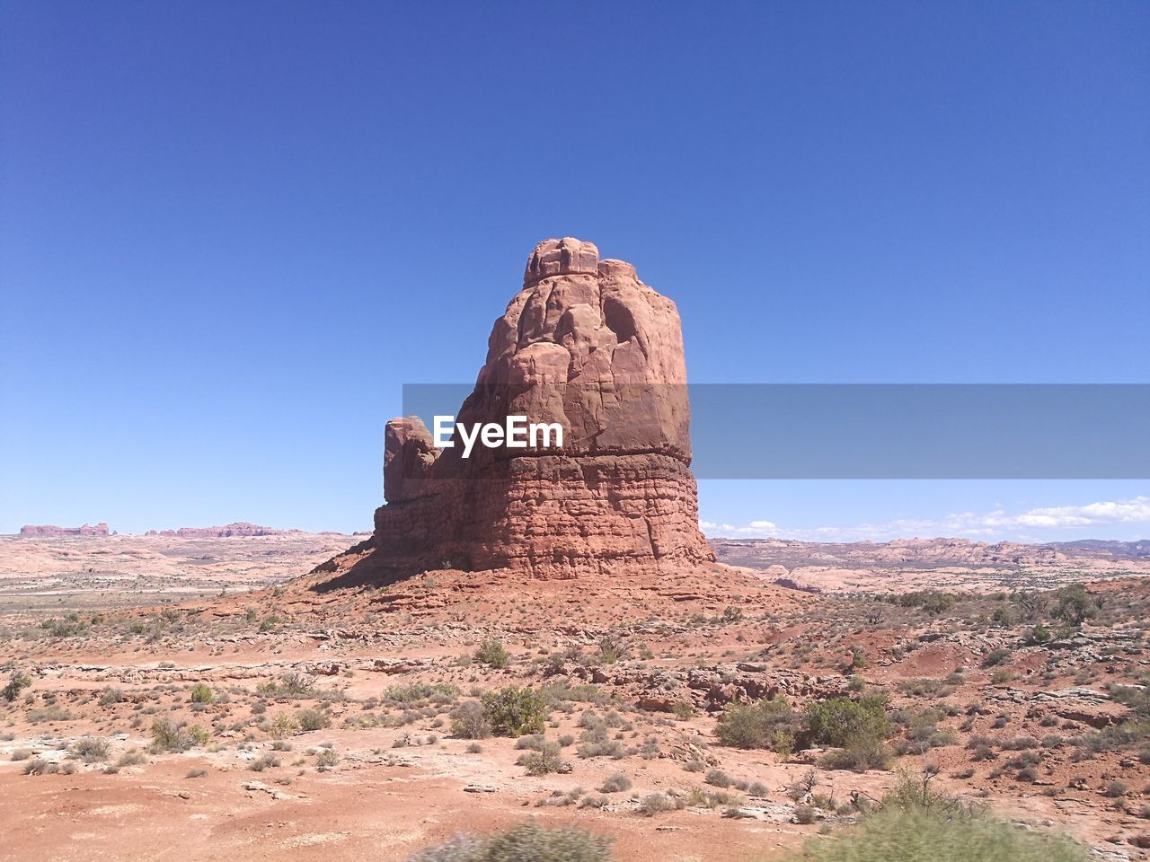 Rock formations in desert