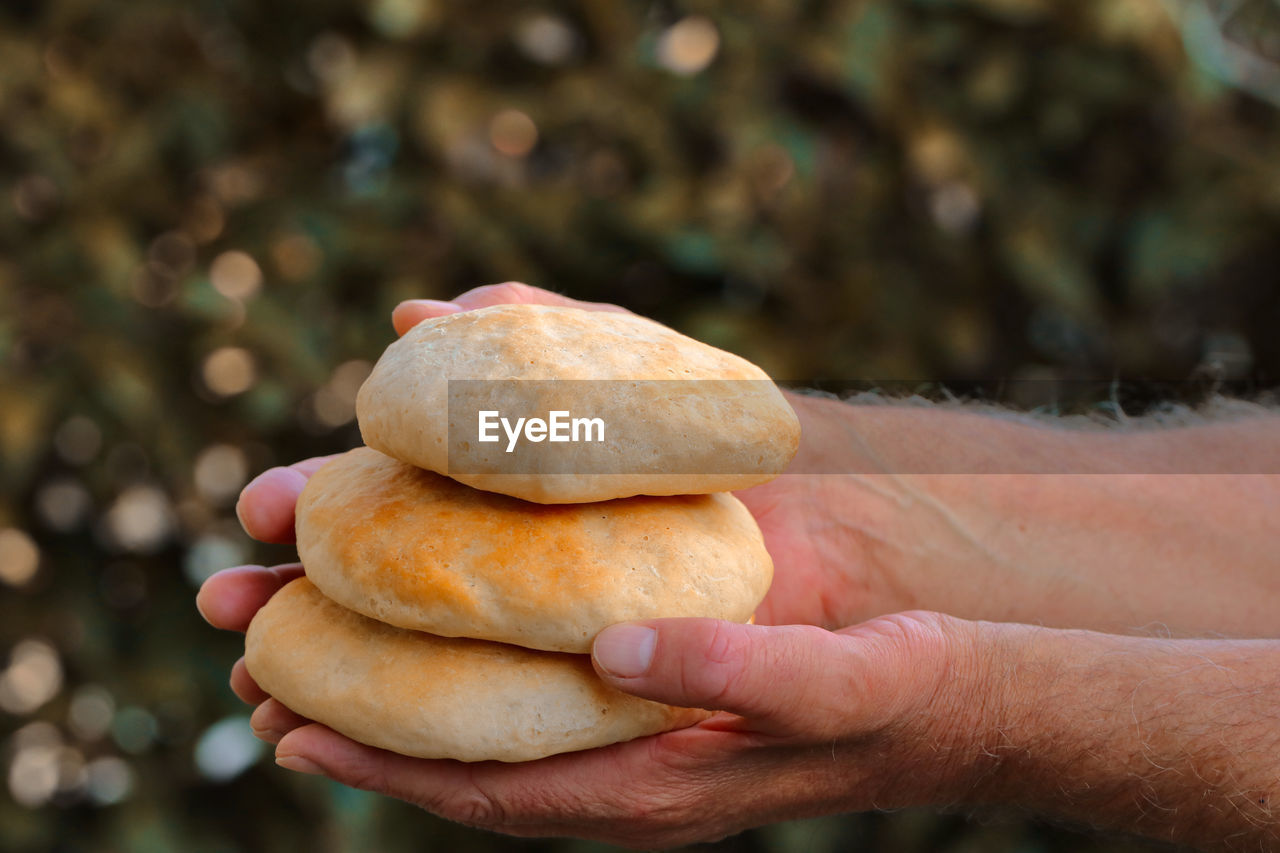 A delicious smell of freshly baked bread.