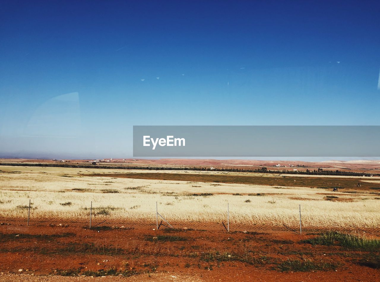 SCENIC VIEW OF LANDSCAPE AGAINST CLEAR SKY