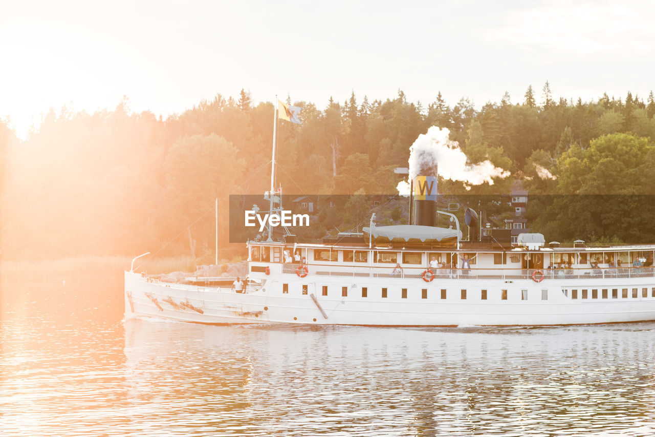 Steamboat on lake