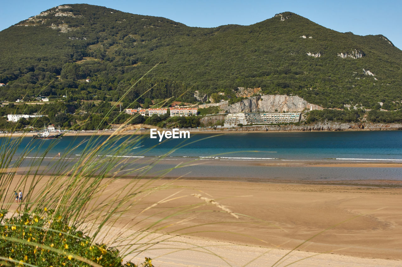 Laredo beach in summer