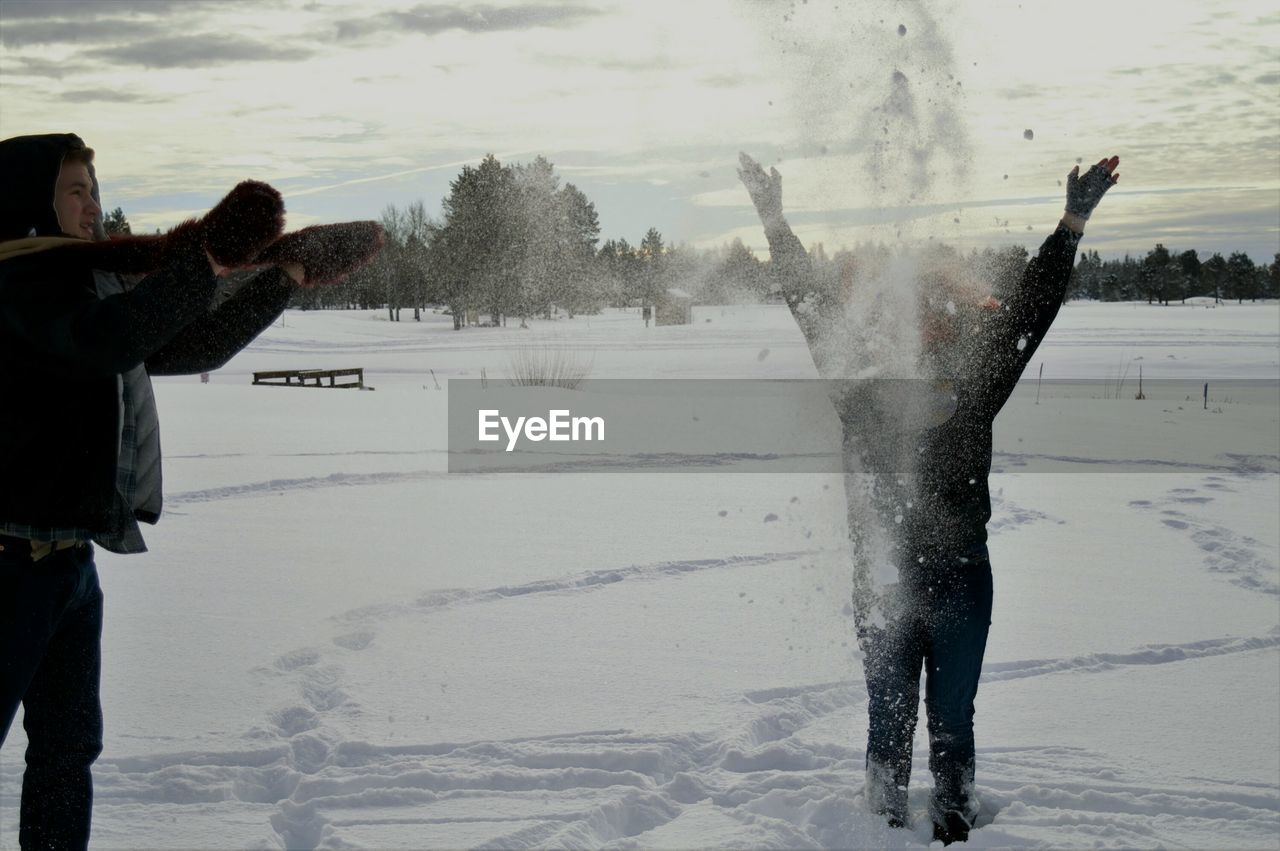 SNOW COVERED LANDSCAPE