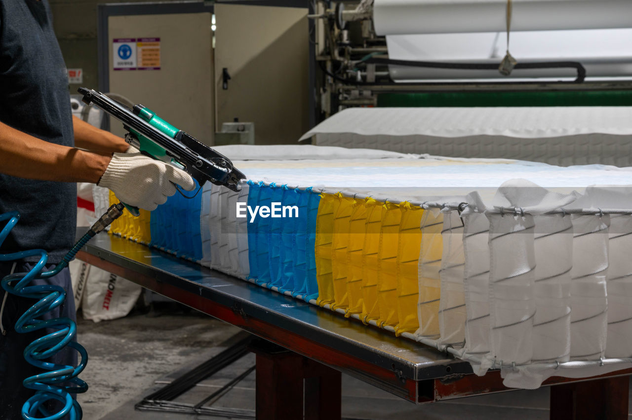 Man working in factory