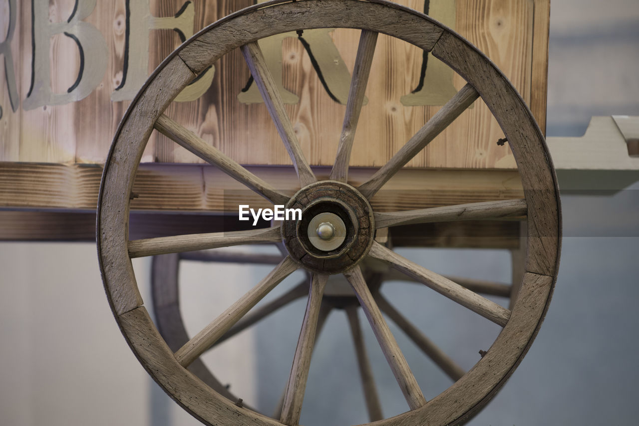A wheel, an early invention of humankind and important tool