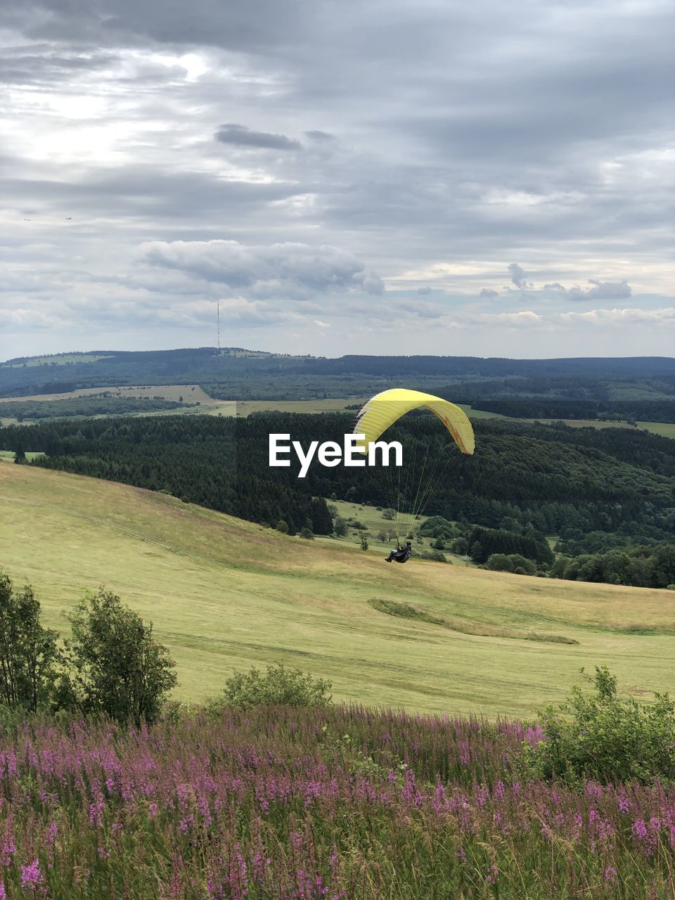 SCENIC VIEW OF FIELD AGAINST CLOUDY SKY