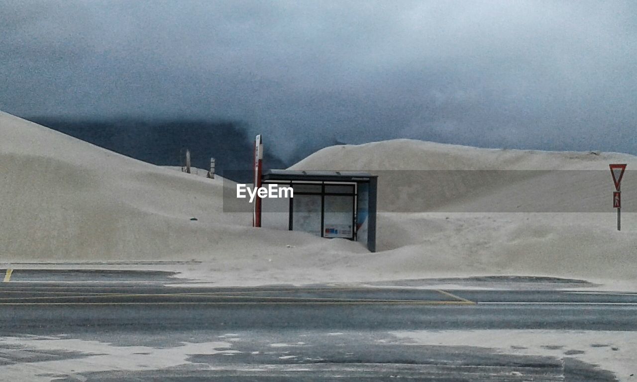 SCENIC VIEW OF SNOW COVERED LANDSCAPE