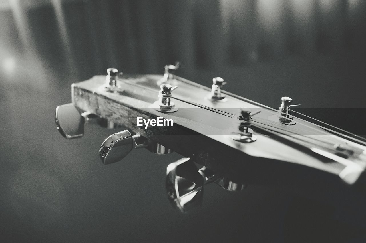 CLOSE-UP OF PIANO ON STAGE