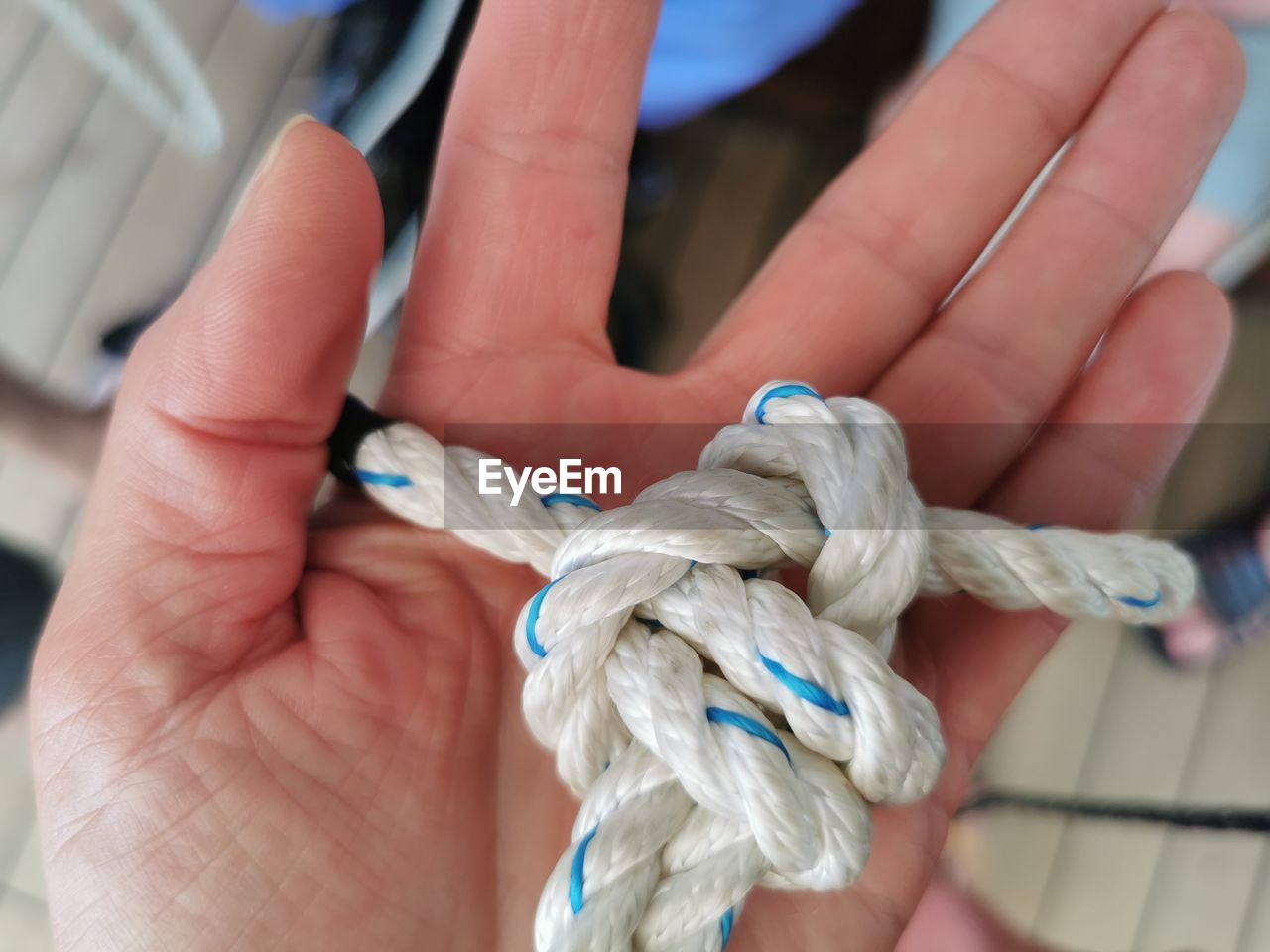 knot, hand, rope, strength, tied knot, close-up, tied up, holding, tying, focus on foreground, day, nautical vessel