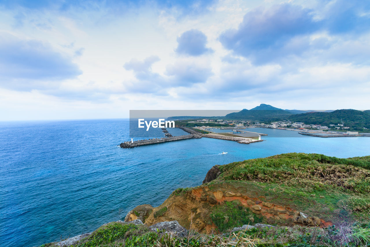 Scenic view of yonaguni island