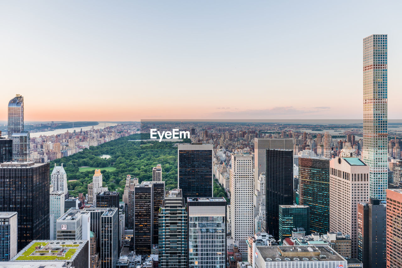 Aerial view of a city