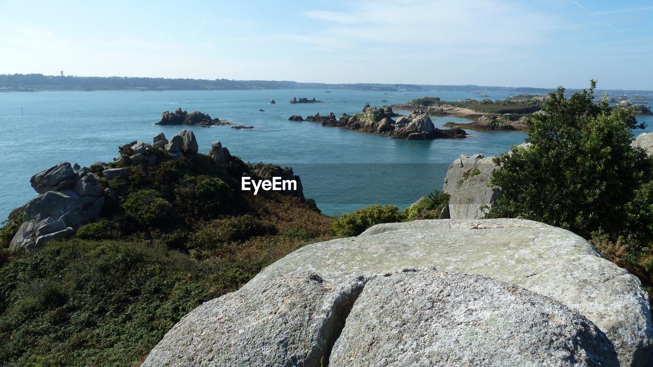 PANORAMIC VIEW OF SEA AGAINST SKY