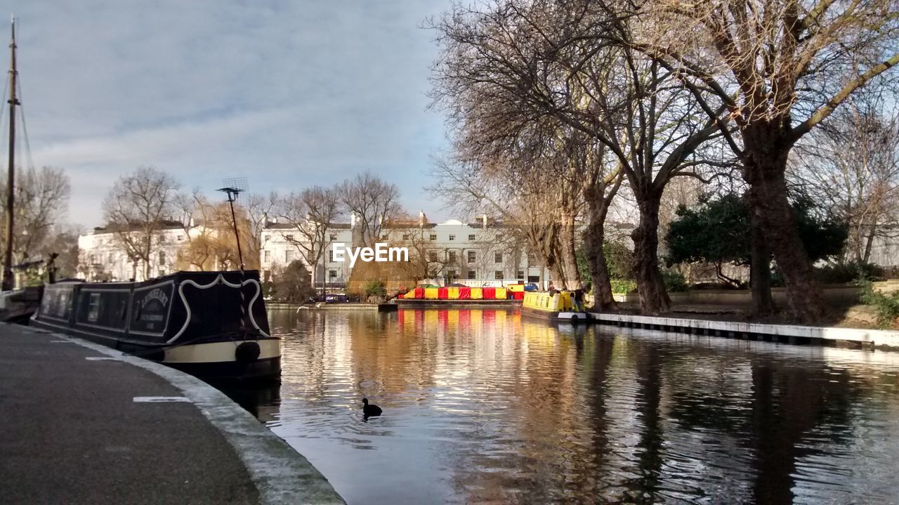 VIEW OF CANAL ALONG BUILDINGS