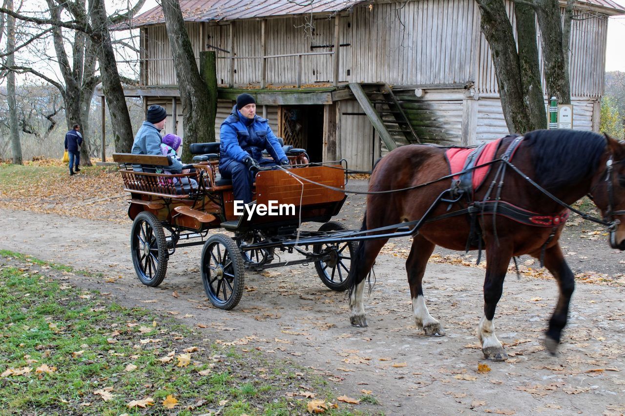 HORSE CART ON STREET