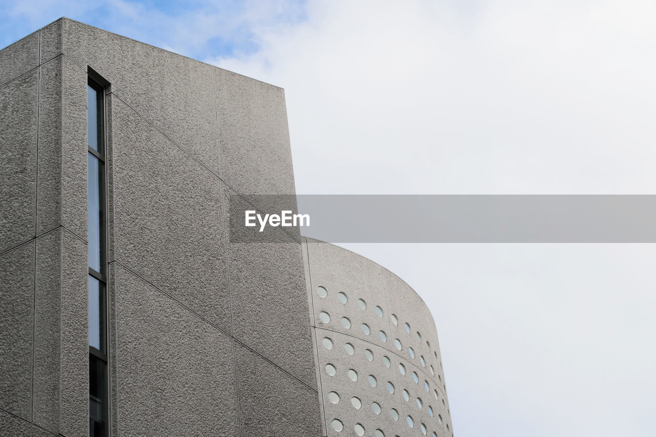 Low angle view of building against sky