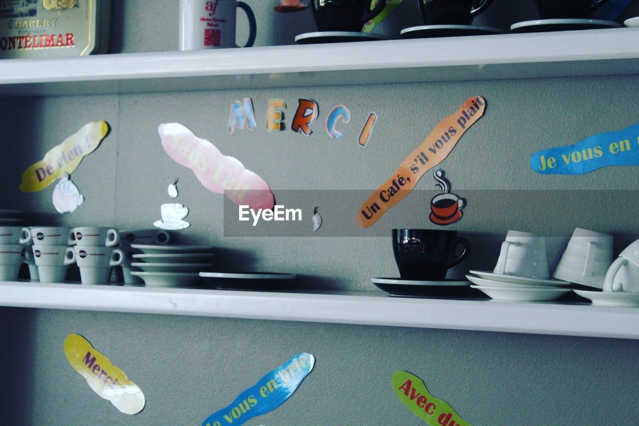 CLOSE-UP OF OBJECTS IN KITCHEN