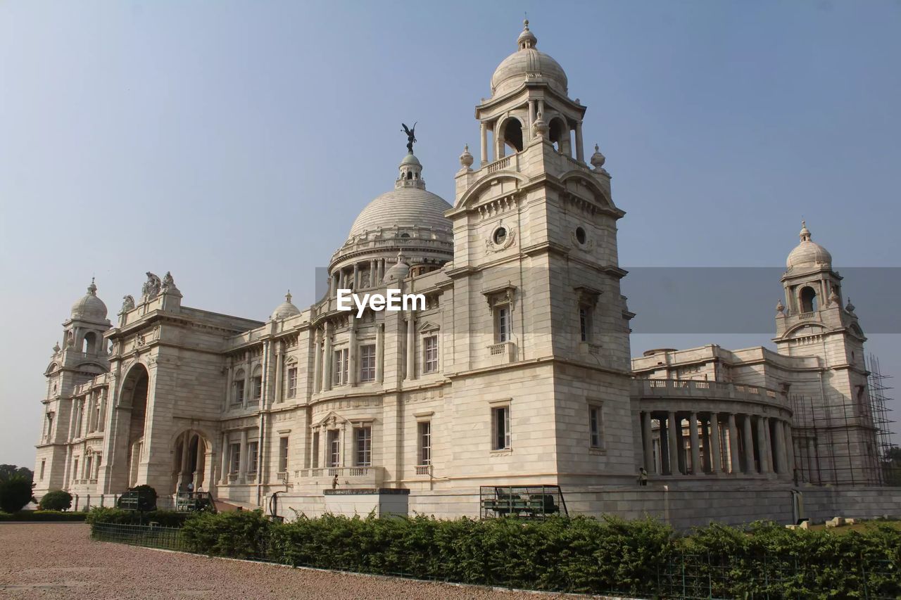 Low angle view of historic building against sky