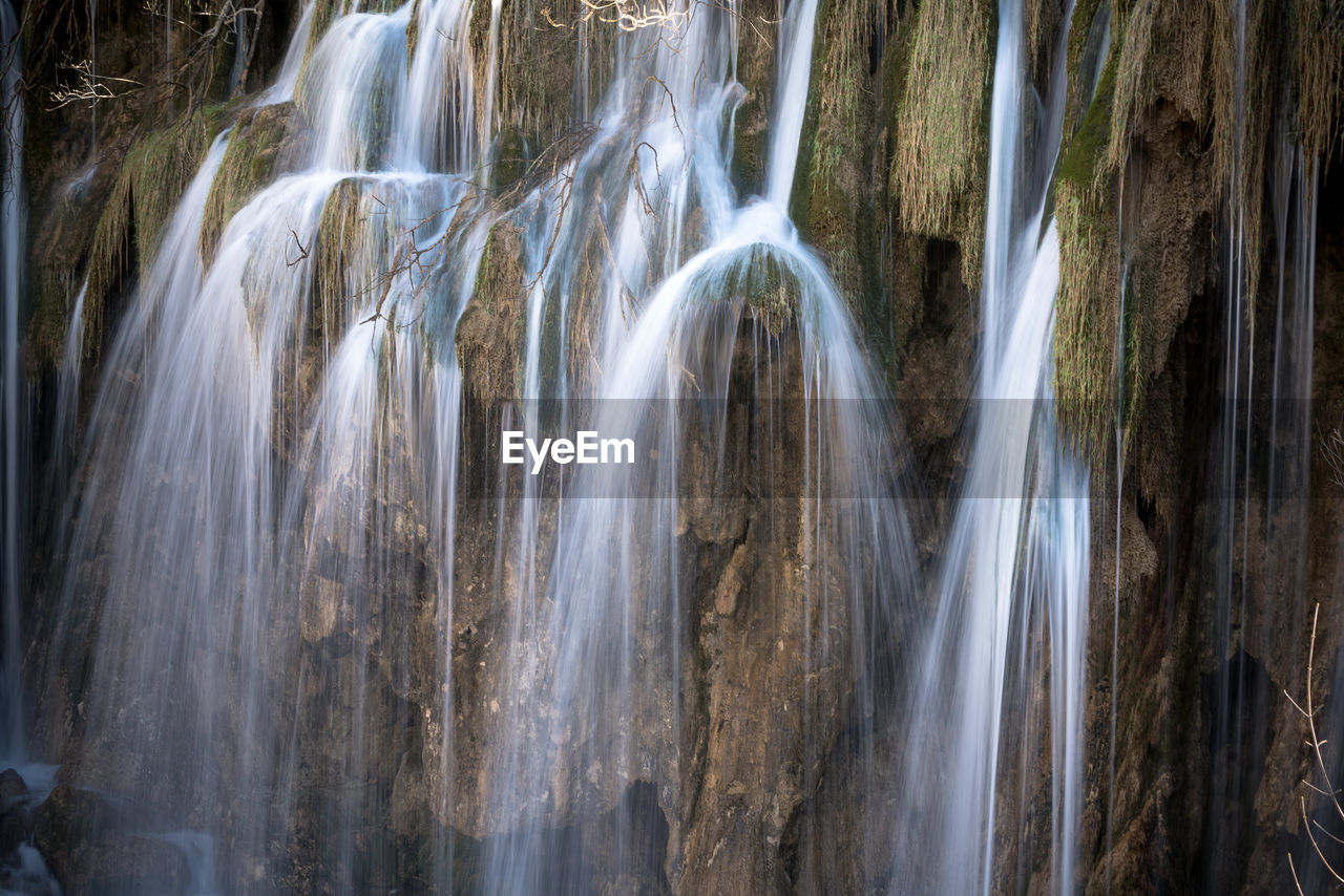 PANORAMIC SHOT OF WATERFALL