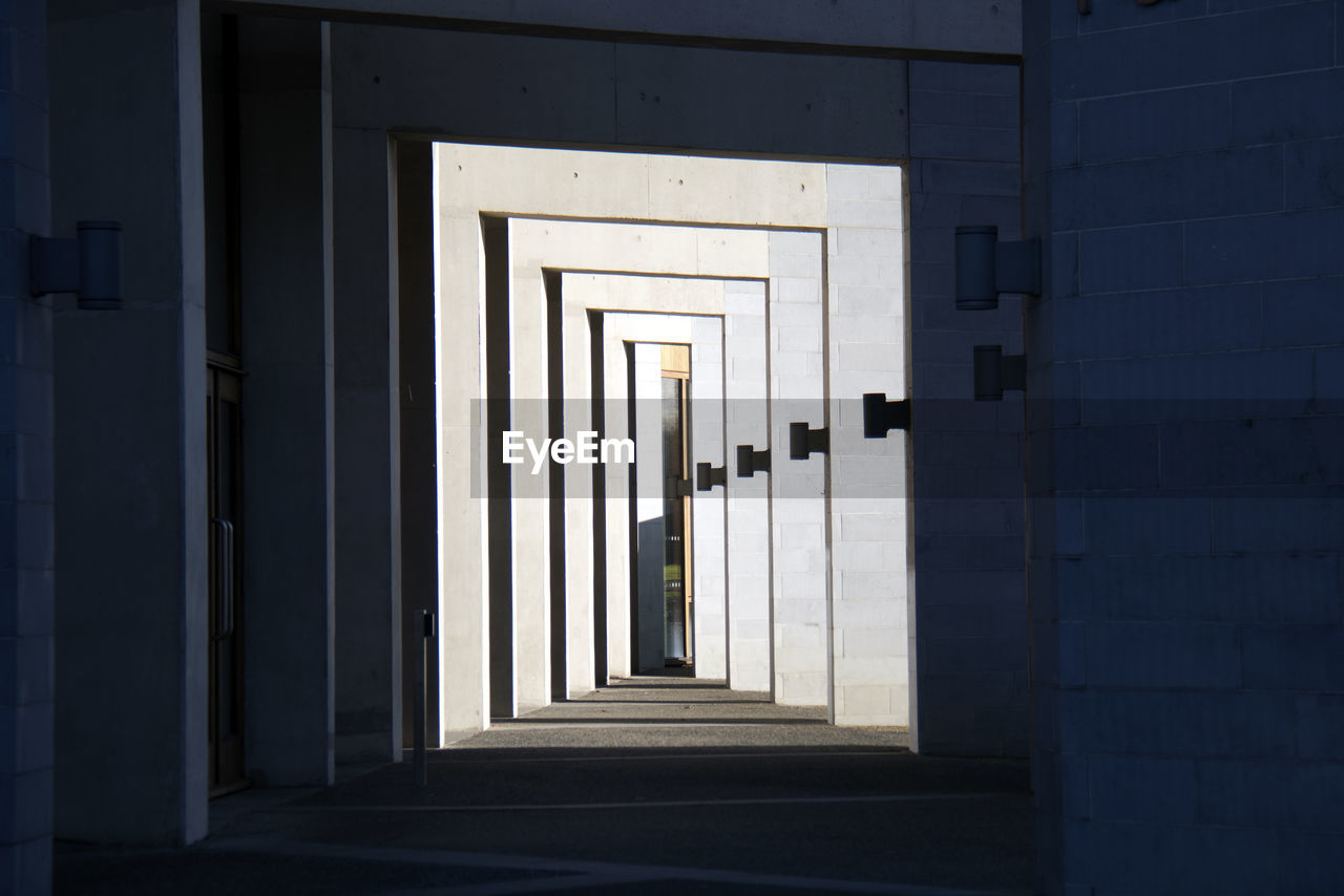 EMPTY CORRIDOR OF BUILDING