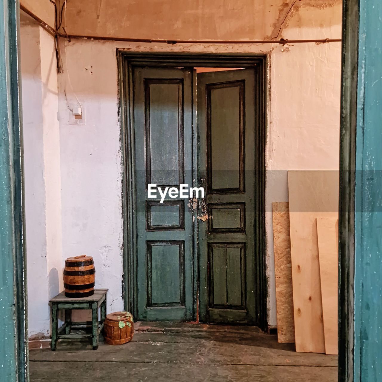 interior of old building