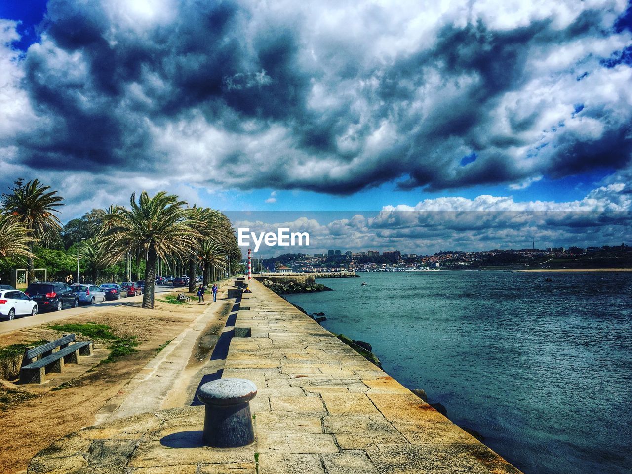 VIEW OF CLOUDY SKY OVER SEA