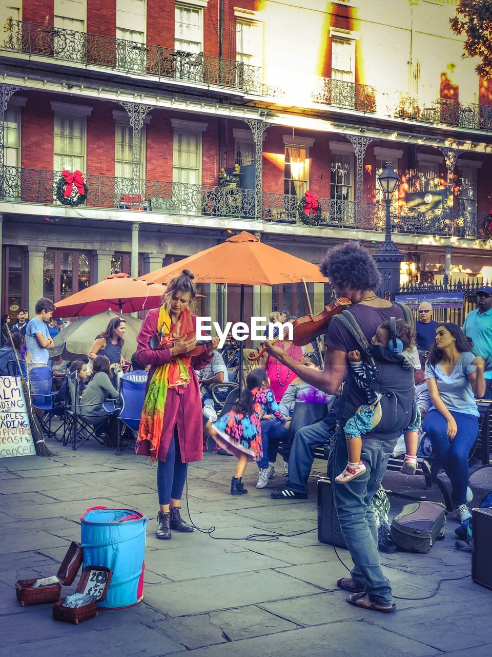 PEOPLE IN STREET MARKET