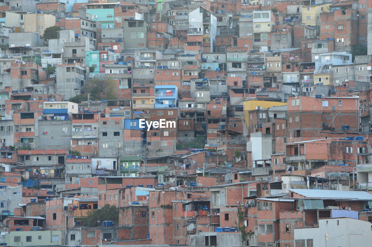 Full frame shot of residential buildings