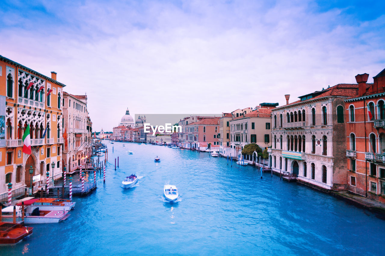 VIEW OF BUILDINGS IN CANAL