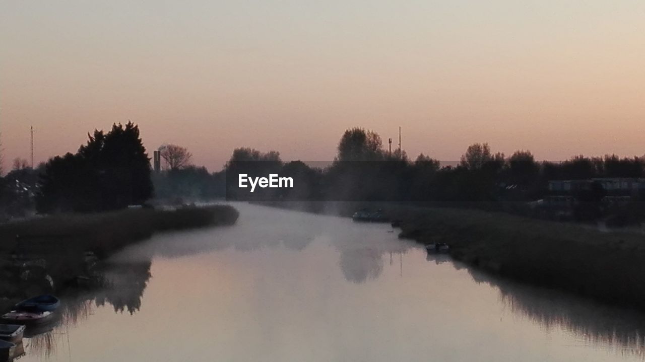 VIEW OF LAKE DURING WINTER