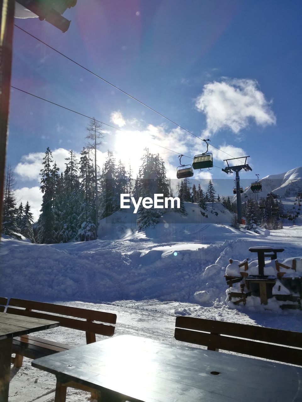 SCENIC VIEW OF SNOW AGAINST SKY