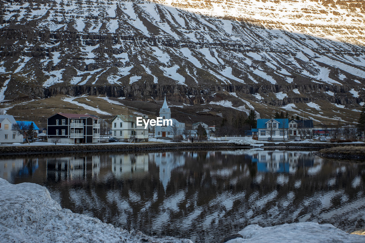 Houses in water