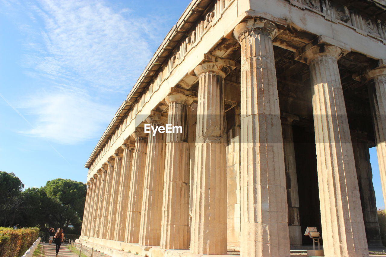 LOW ANGLE VIEW OF OLD BUILDING