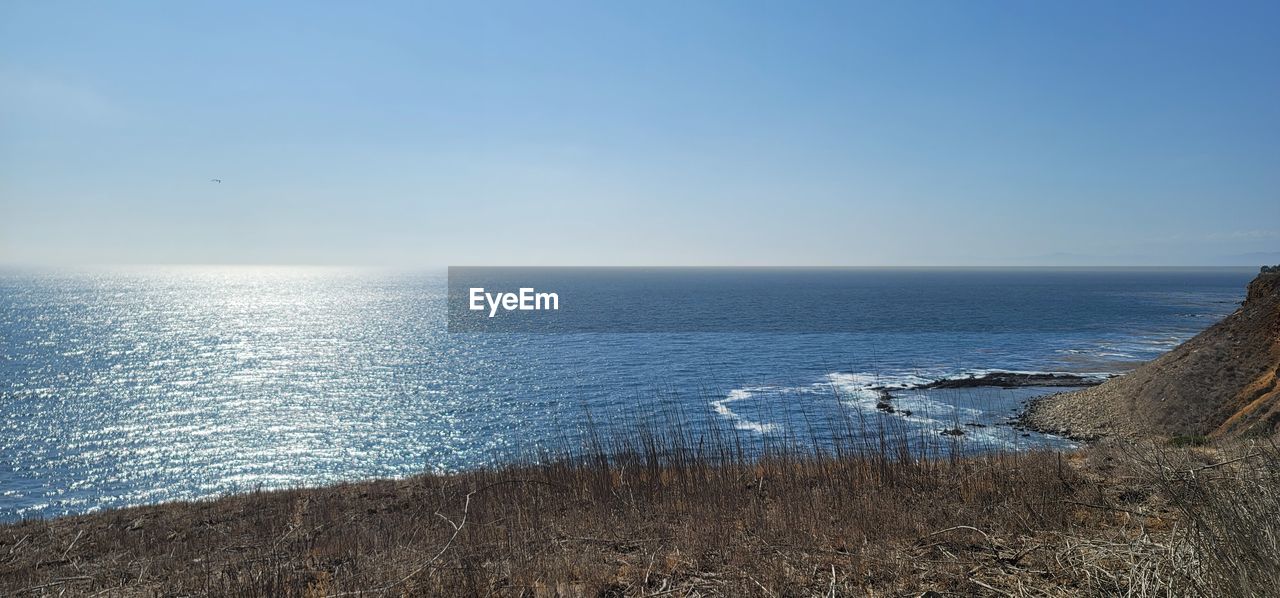 SCENIC VIEW OF SEA AGAINST BLUE SKY