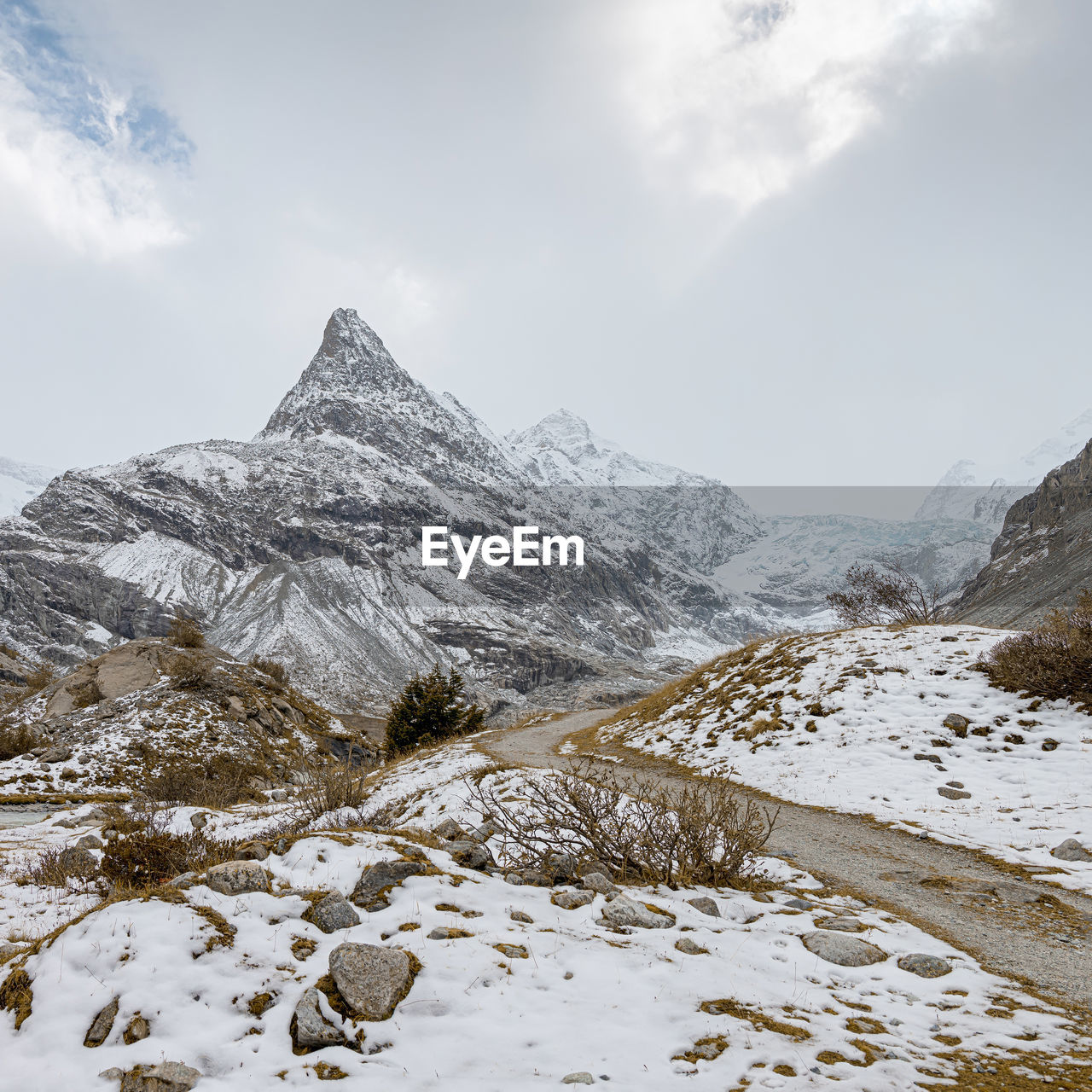 First snow by the mont miné in evolène