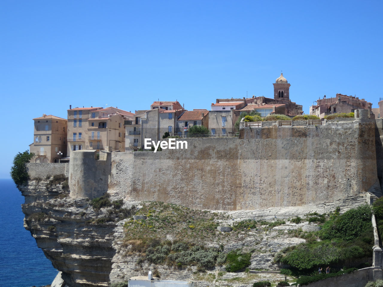 FORT AGAINST BLUE SKY