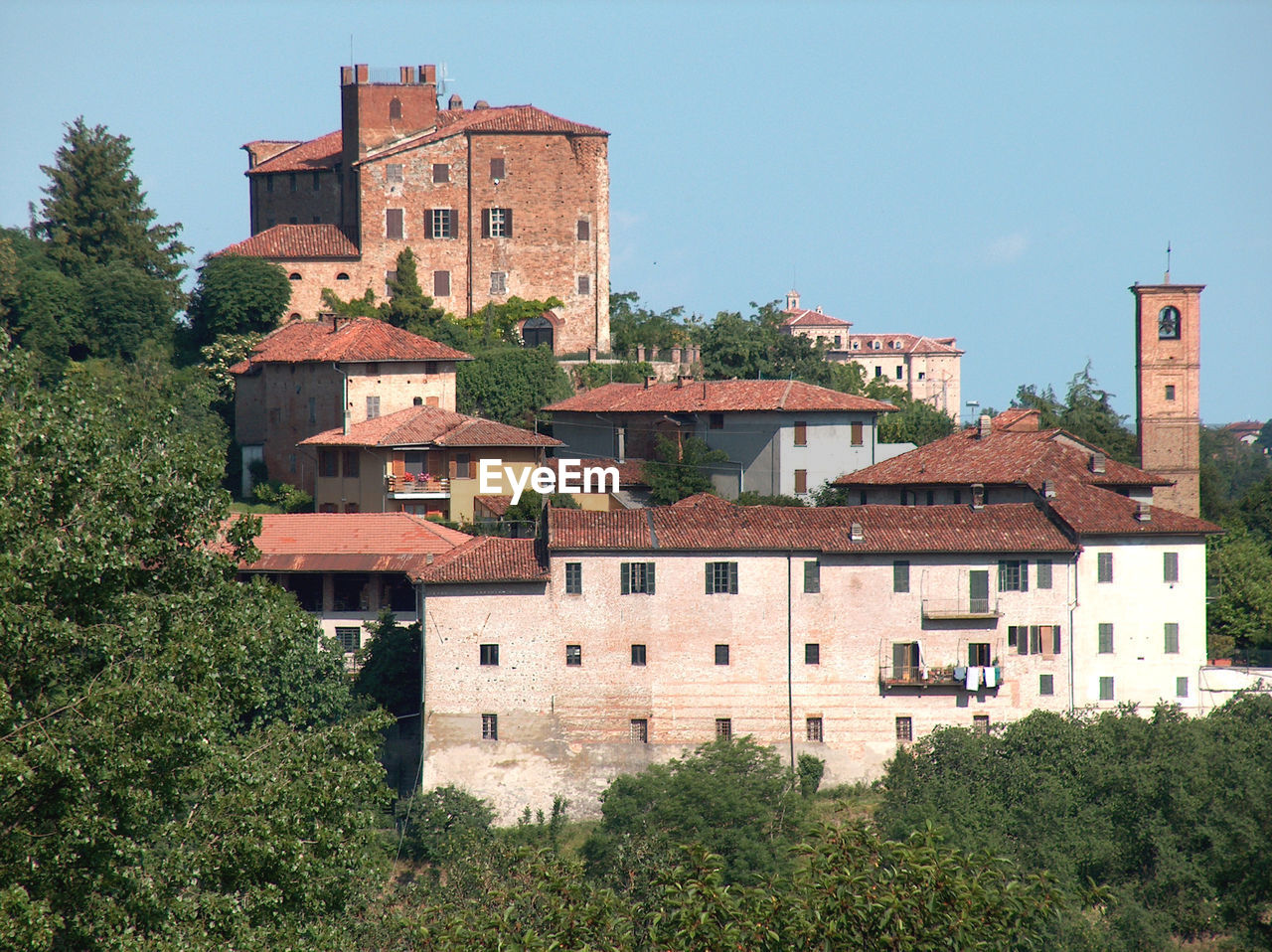 Residential buildings against sky