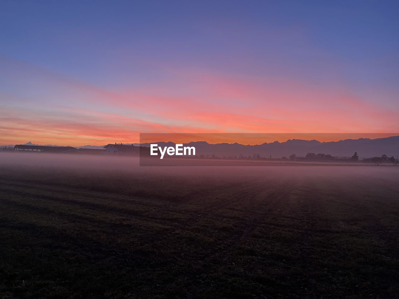 SCENIC VIEW OF LANDSCAPE DURING SUNSET