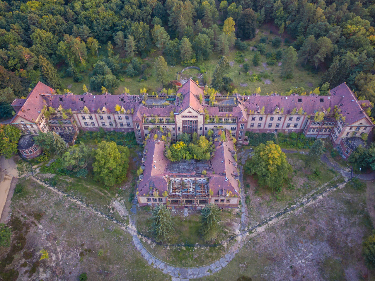 VIEW OF BUILT STRUCTURES