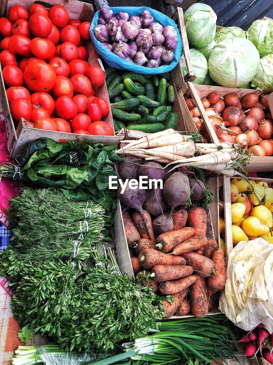 FRESH VEGETABLES AT MARKET