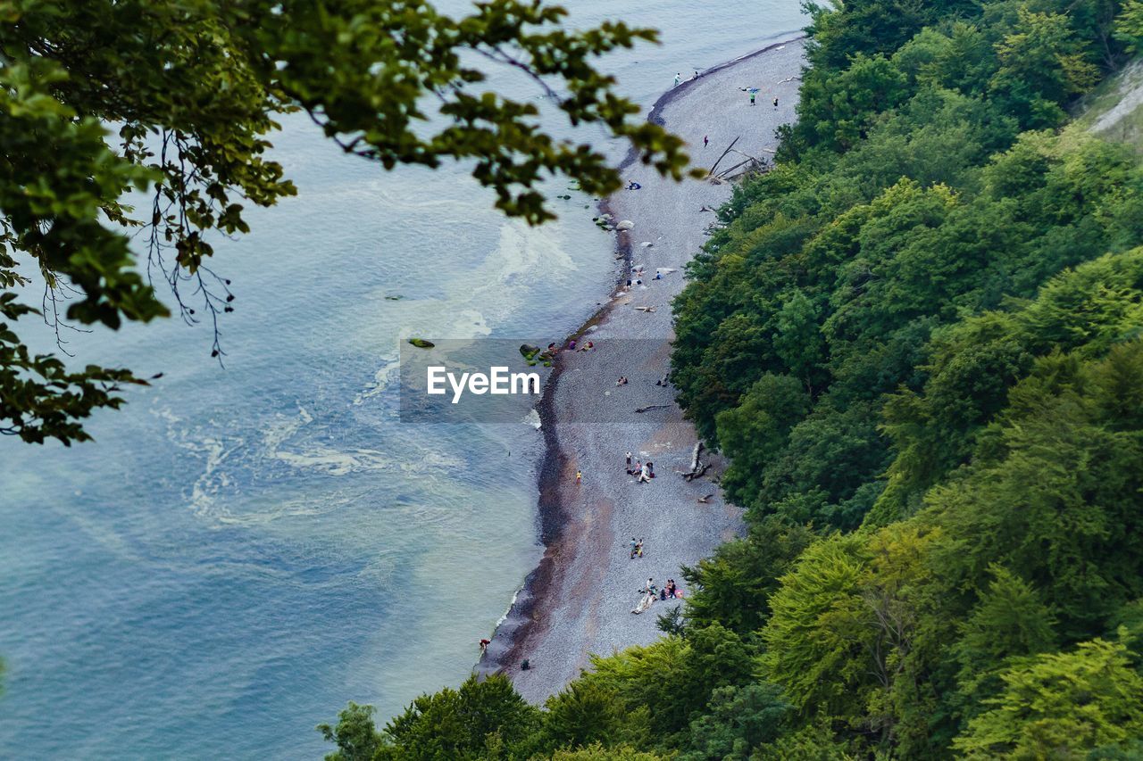 Aerial view of beach