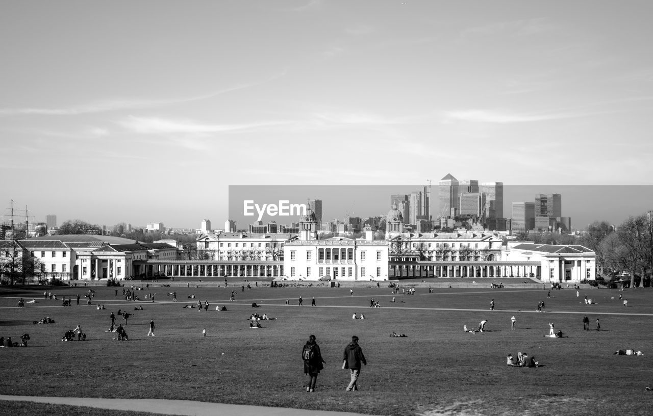 VIEW OF CITYSCAPE WITH SEA