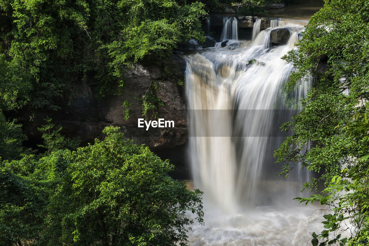 Haew suwat waterfall at khao yai national park, nakhon ratchasima province, thailand