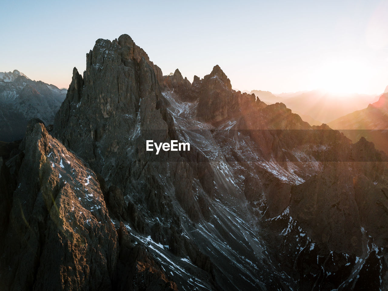 Mountains against sky