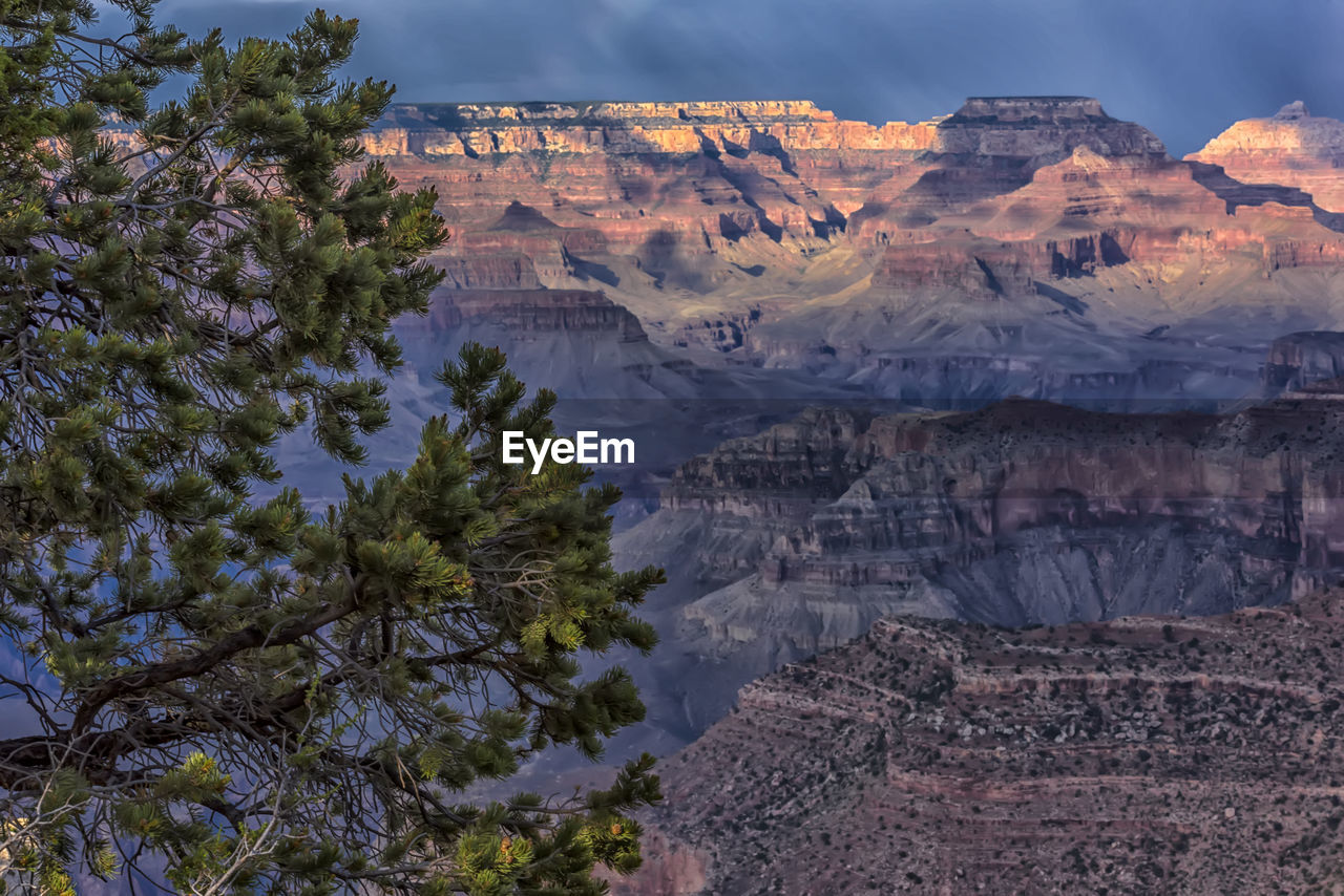 AERIAL VIEW OF A CANYON