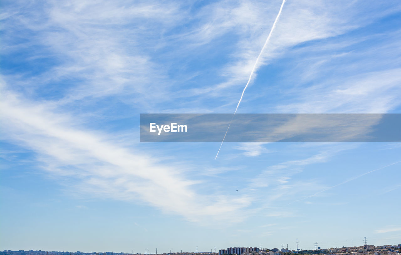 Low angle view of cloudy sky