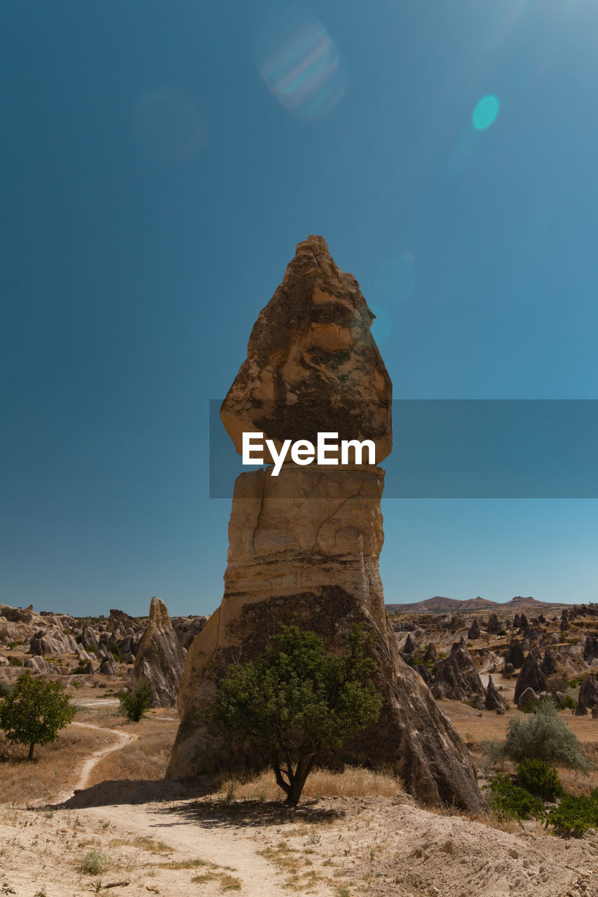 ROCK FORMATION IN DESERT